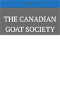 Mobile Screenshot of goats.ca