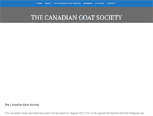 Tablet Screenshot of goats.ca